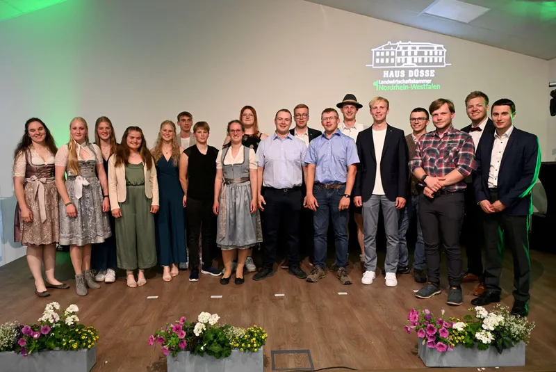 Die neuen Stars der Grünen Branche - Siegerehrung auf Haus Düsse.
