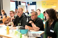 Eine Landjugendliche des Landjugendbund Saar spricht